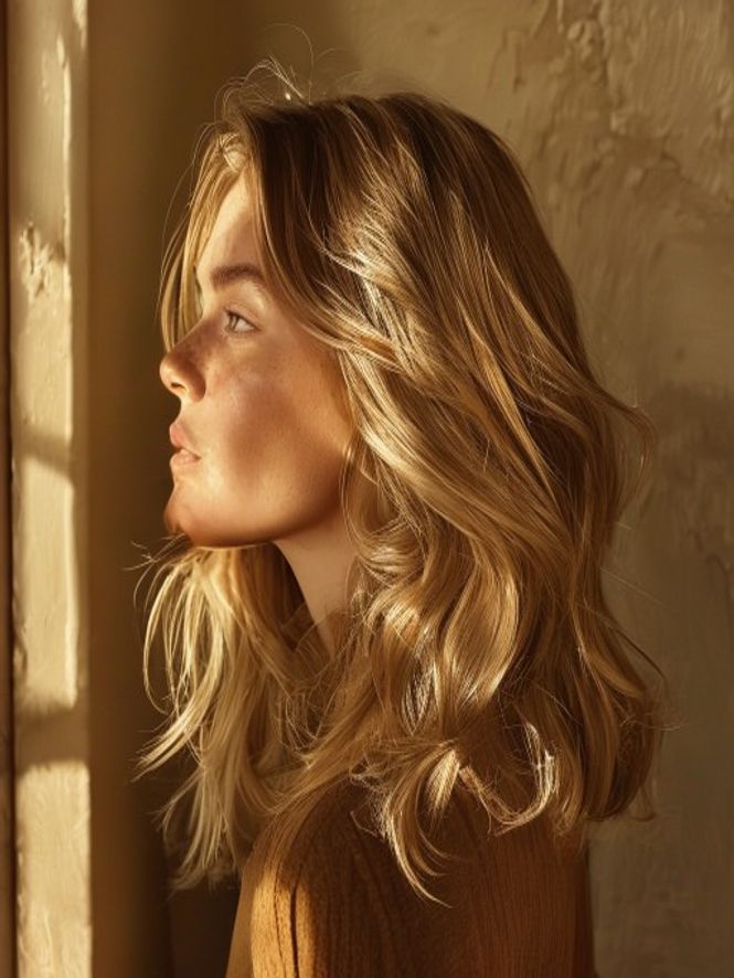 Modelka z balayage